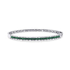 1,82 ct. Diamant Smaragd Armreif