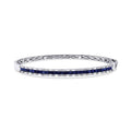 2,61 ct. Diamant Saphir Armreif