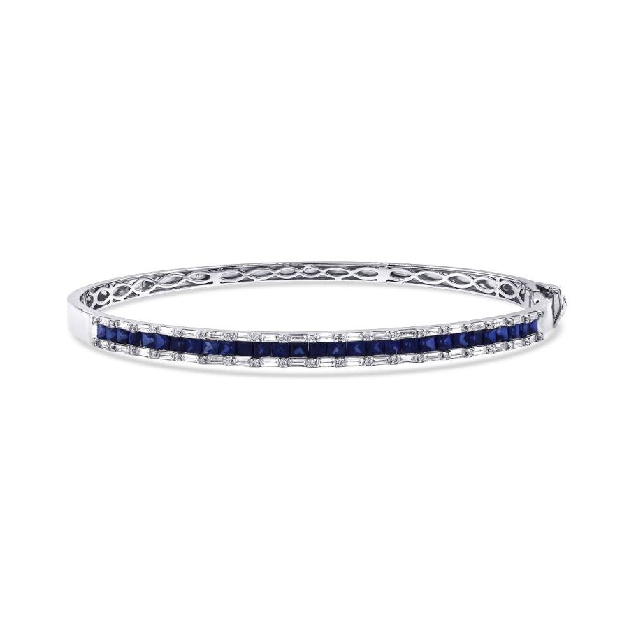 2.61 ct. Diamant Saphir Armreif
