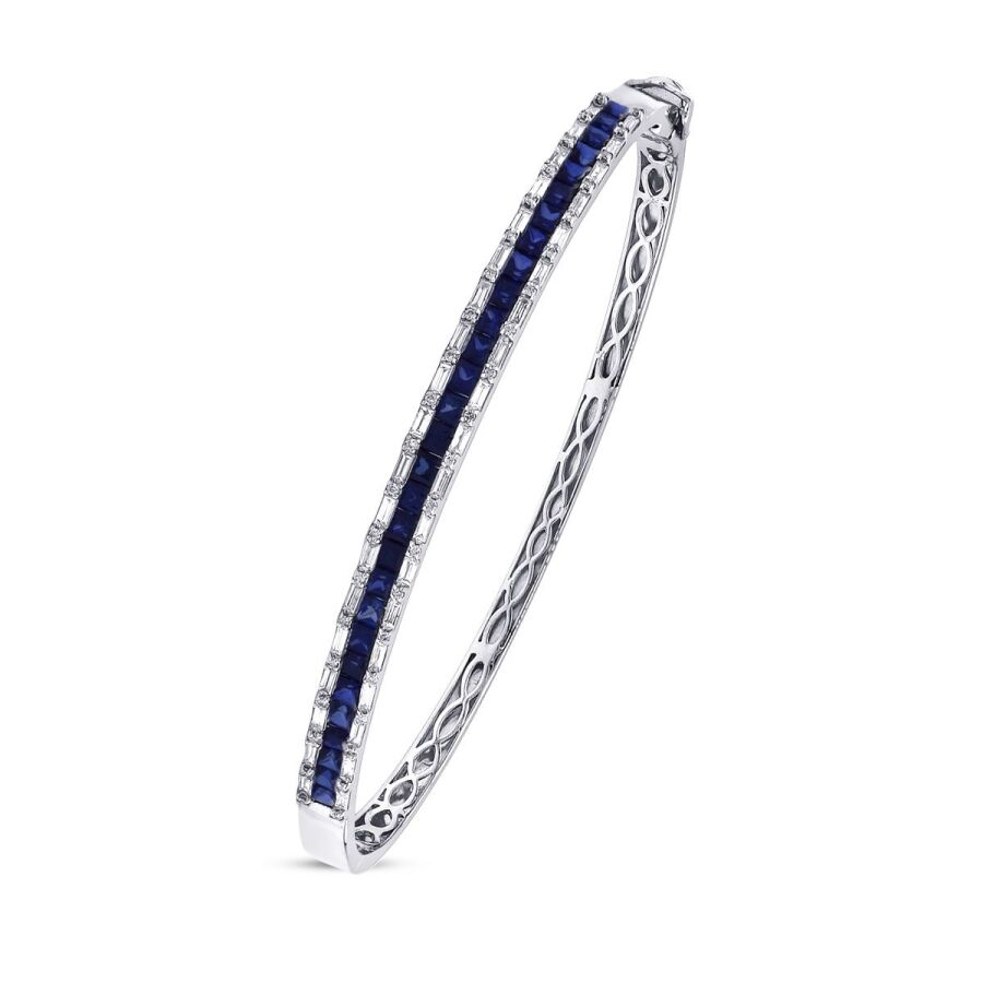 2.61 ct. Diamant Saphir Armreif
