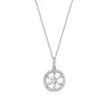 0,29 ct. Diamant Baguette Halskette