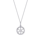 0.29 ct. Diamant Baguette Halskette
