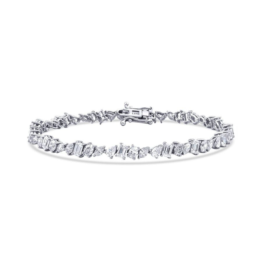7.10 ct. Diamant Baguette Armband