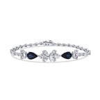 3,95 ct. Diamant Saphir Armband