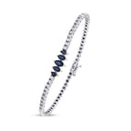 1.61 ct. Diamant Saphir Armband