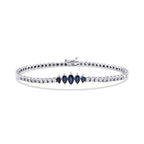 1,61 ct. Diamant Saphir Armband