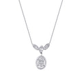 0,28 ct. Diamant Baguette Halskette