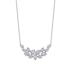 0,65 ct. Diamant Baguette Halskette