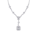 1,20 ct. Diamant Baguette Halskette