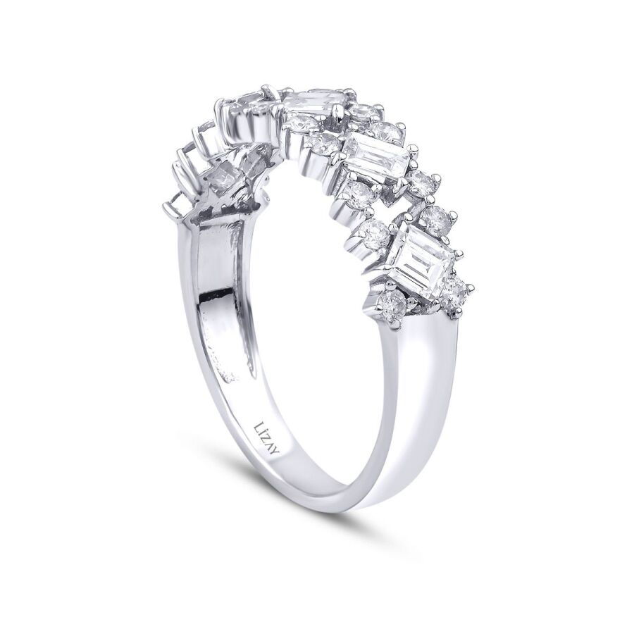0,83 ct. Diamant Baguette Ring