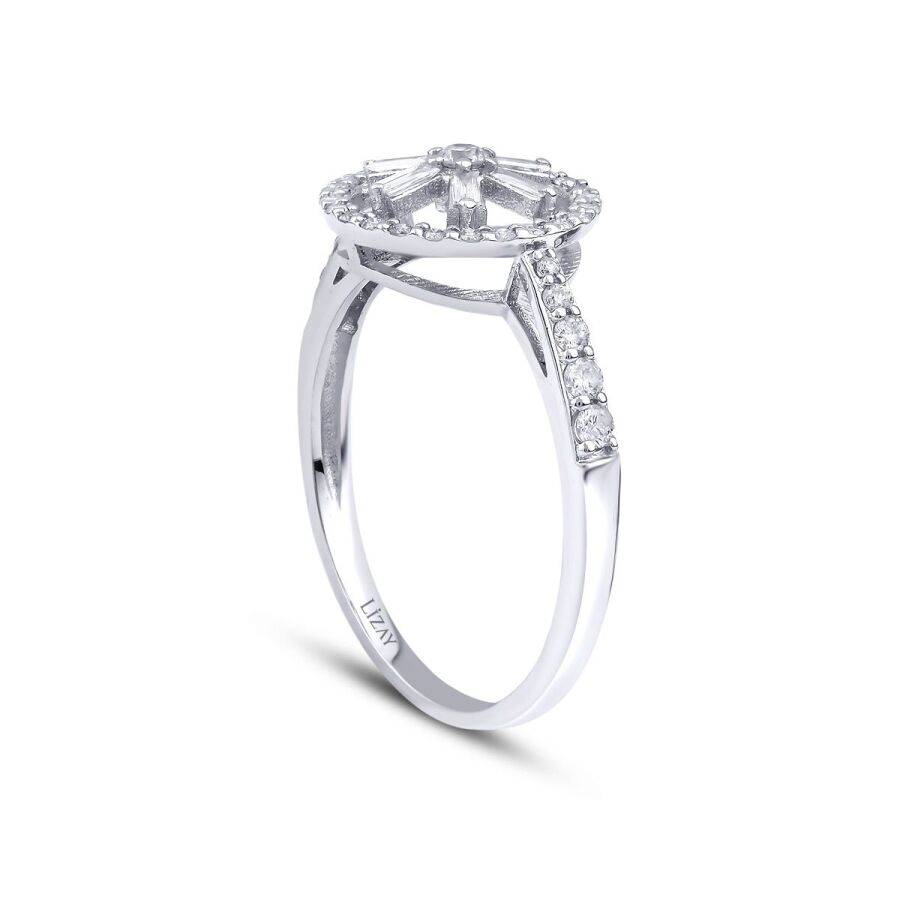 0.36 ct. Diamant Baguette Ring