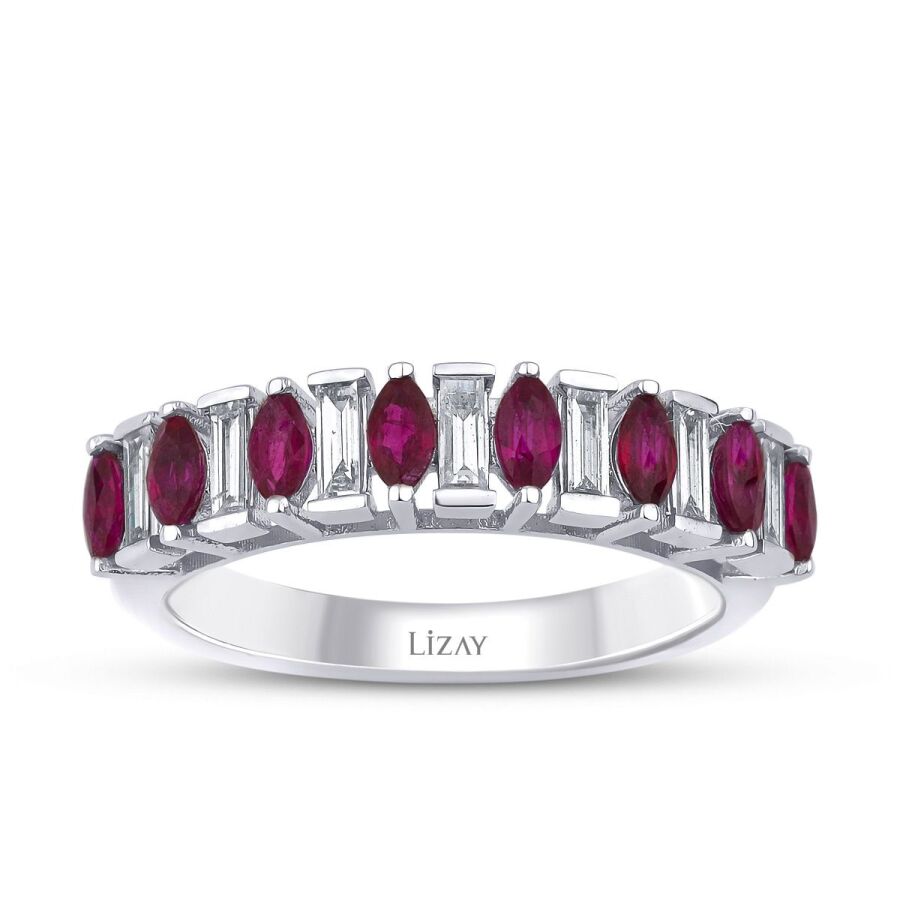 1,06 ct. Diamant Rubin Ring