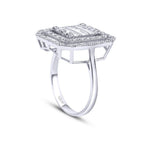 0,79 ct. Diamant Baguette Ring