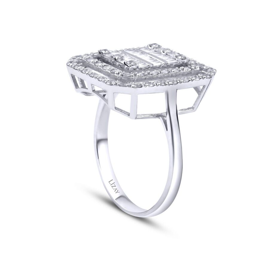 0,79 ct. Diamant Baguette Ring