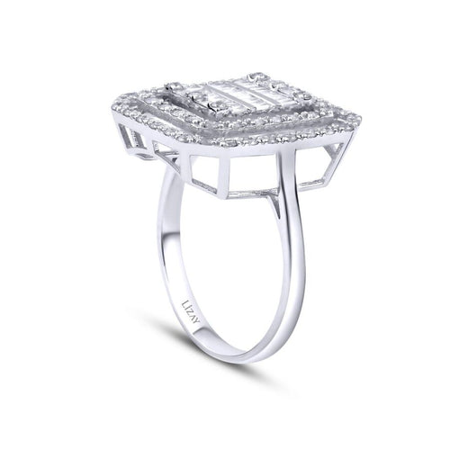 0,79 ct. Diamant Baguette Ring