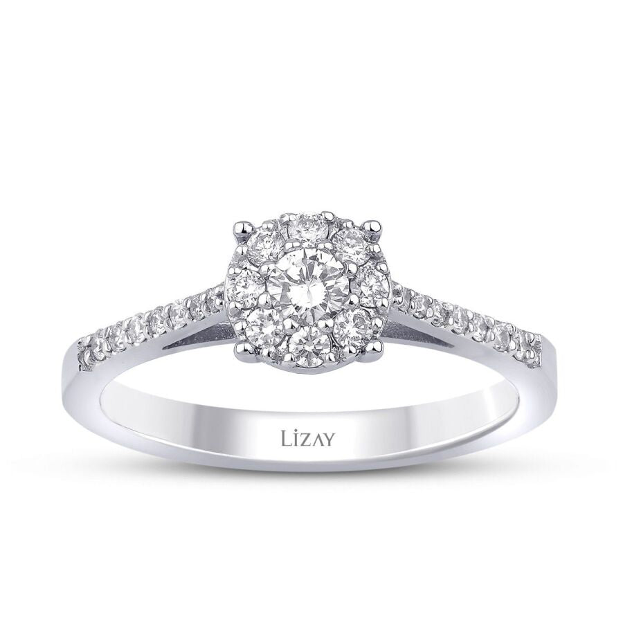 0.35 ct. Diamant Trend Rund Solitär Verlobungsring