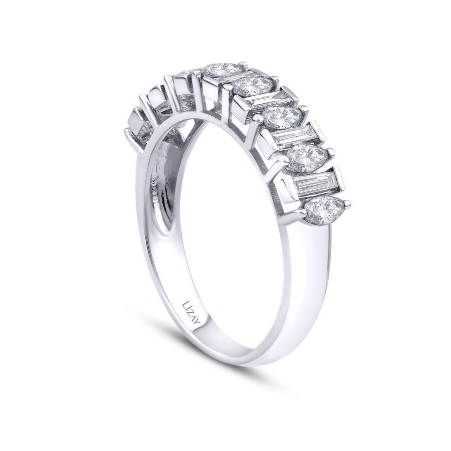 0,71 ct. Diamant Baguette Ring