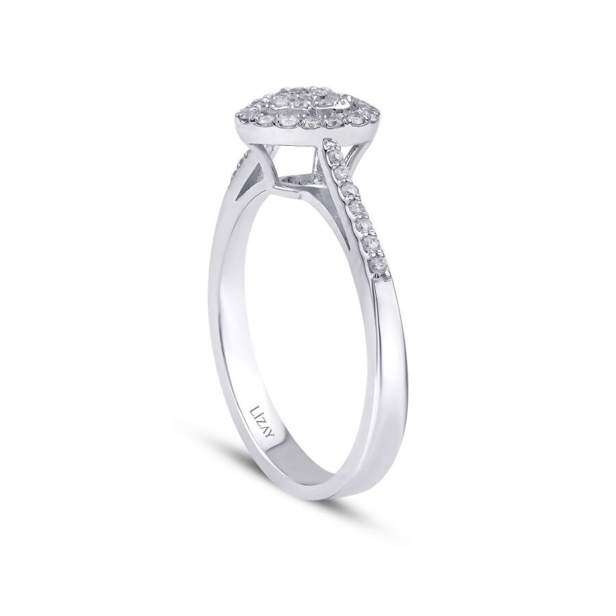 0.20 ct. Diamant Herz Ring