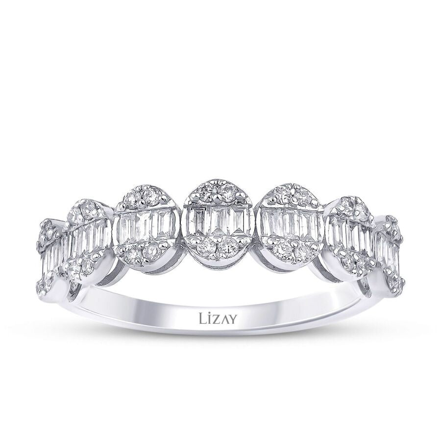 0,48 ct. Diamant Baguette Ring