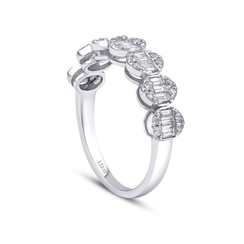 0,48 ct. Diamant Baguette Ring