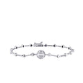 0,16 ct. Diamant Baguette Armband