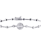 0,16 ct. Diamant Baguette Armband