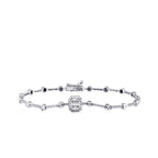 0,19 ct. Diamant Baguette Armband