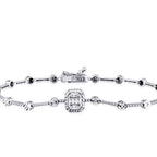 0,19 ct. Diamant Baguette Armband