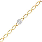 0,26 ct. Diamant Baguette Armband