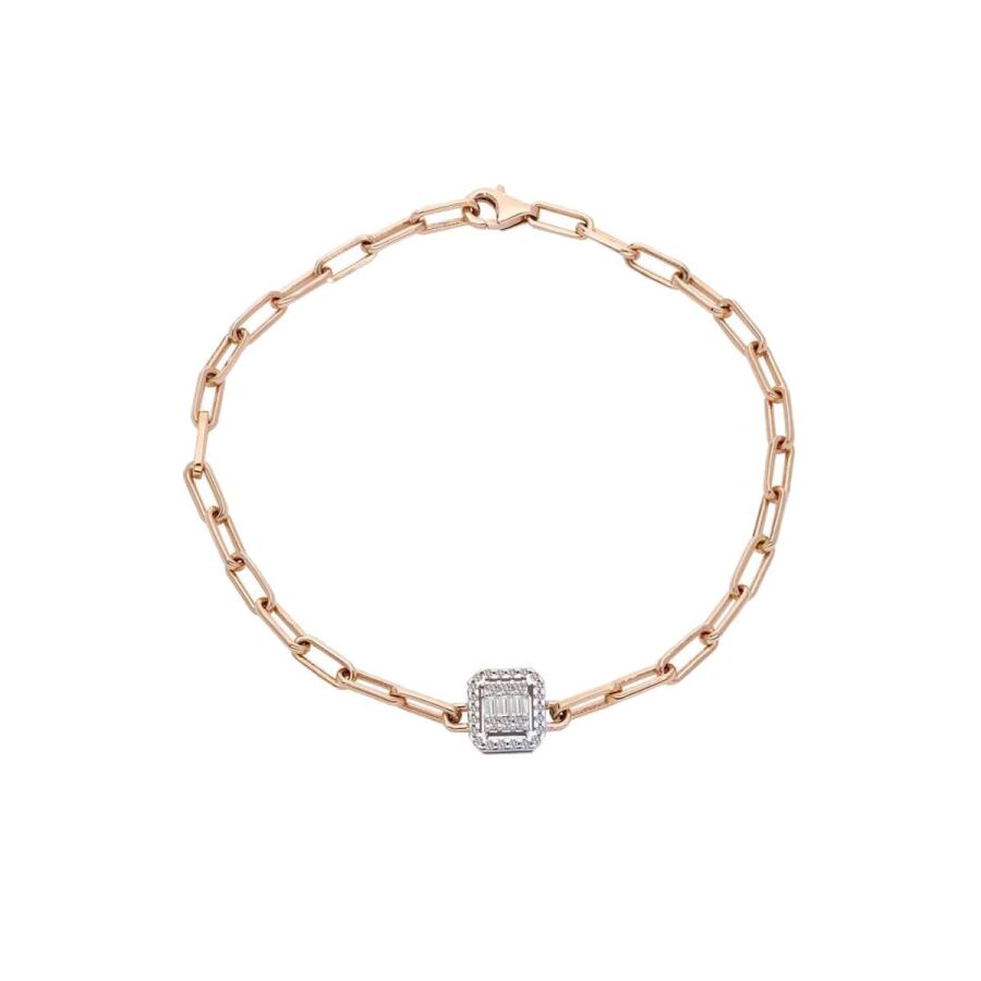 0.17 ct. Diamant Baguette Armband