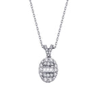 0.43 ct. Diamant Baguette Trend Halskette