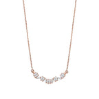 0.21 ct. Diamant Baguette Halskette