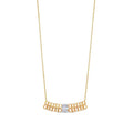 0,31 ct. Diamant Baguette Halskette