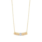0,31 ct. Diamant Baguette Halskette