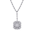 1,26 ct. Diamant Baguette Halskette