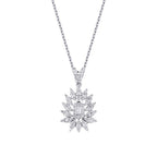 0.43 ct. Diamant Baguette Trend Halskette