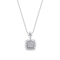 0,76 ct. Diamant Baguette Halskette