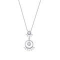 0,63 ct. Diamant Baguette Halskette