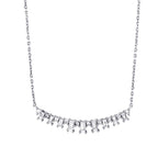 0,72 ct. Diamant Baguette Halskette