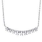 0,72 ct. Diamant Baguette Halskette