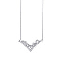 0,43 ct. Diamant Baguette Trend Halskette