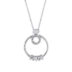 0,25 ct. Diamant Baguette Halskette