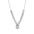 1,36 ct. Diamant Baguette Halskette