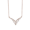 0,31 ct. Diamant Baguette Halskette