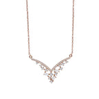 0.31 ct. Diamant Baguette Halskette