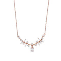 0,37 ct. Diamant Baguette Halskette