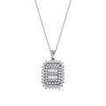 0,63 ct. Diamant Baguette Halskette