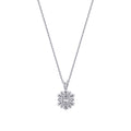 0,49 ct. Diamant Baguette Halskette