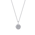 0,45 ct. Diamant Baguette Halskette