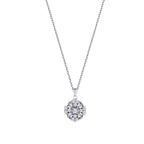 0,45 ct. Diamant Baguette Halskette